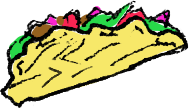 Tegning av taco
